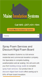 Mobile Screenshot of maineinsulationsystems.com